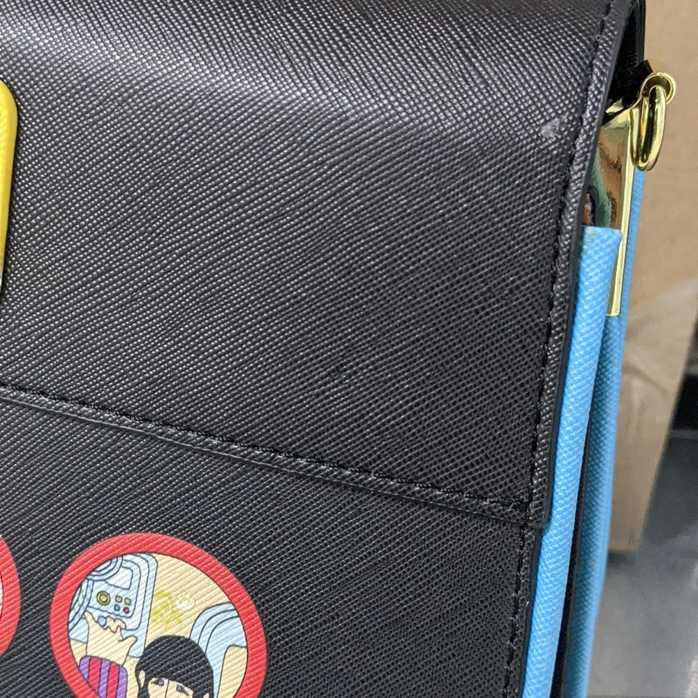 Loungefly Beatles "Yellow Submarine" Crossbody Bag - Picture 4 of 6